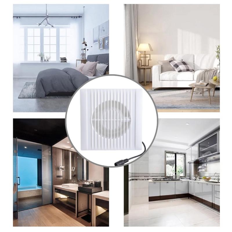 8W Solar Panel Operated 4 Inch Ventilation Fan For Outdoor Shed Pet House Air Quiet Motor