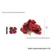 Multi-color Burned Edge Silk Hydrangea Hairpin – Creative DIY Hanfu Hair Accessory for Graduation Caps