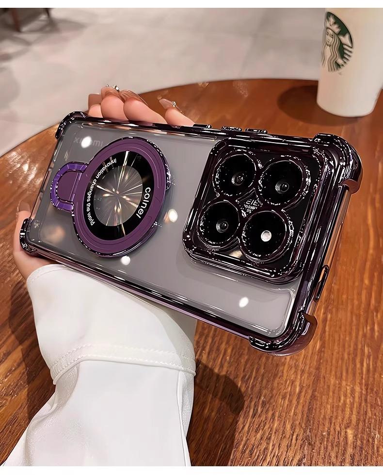 Xiaomi 11TPro mobile phone case Xiaomi 11T magnetic U shield bracket Xiaomi 11 anti-drop 11T protective case