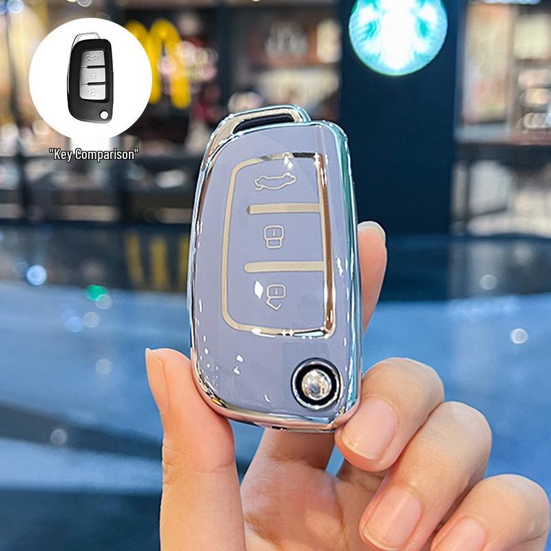 Geely Folding Key Cover for Vision X3, King Kong, Emgrand GL, Panda S1, Boyue X1, Xingrui, Binrui.
