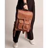Handmade Goat Leather Backpack:  Laptop Travel Rucksack