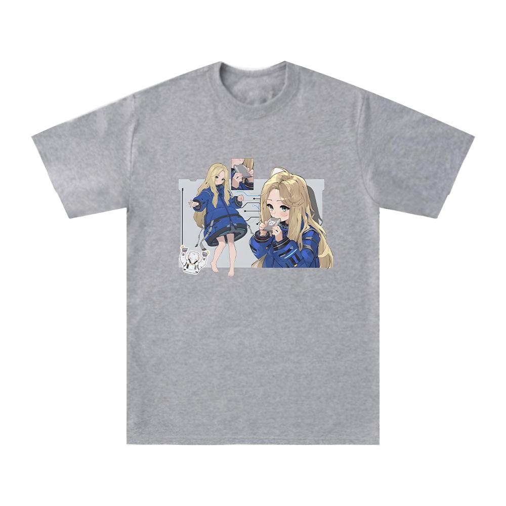 

Comfort Pragmata Diana T Shirts SciFi Game Cartoon Print Clothes Women Unisex Comfortable Cotton Oversized Tshirts Streetwear Y2K 4XL