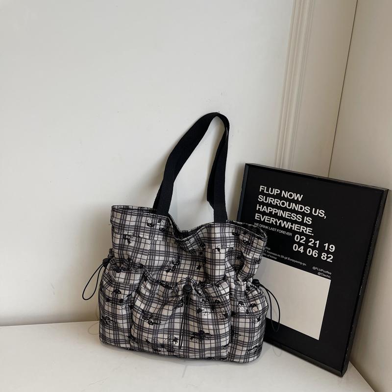 Floral Print Bag Women's Shoulder Bag Large Capacity Tote Bag Commuter Crossbody Bag