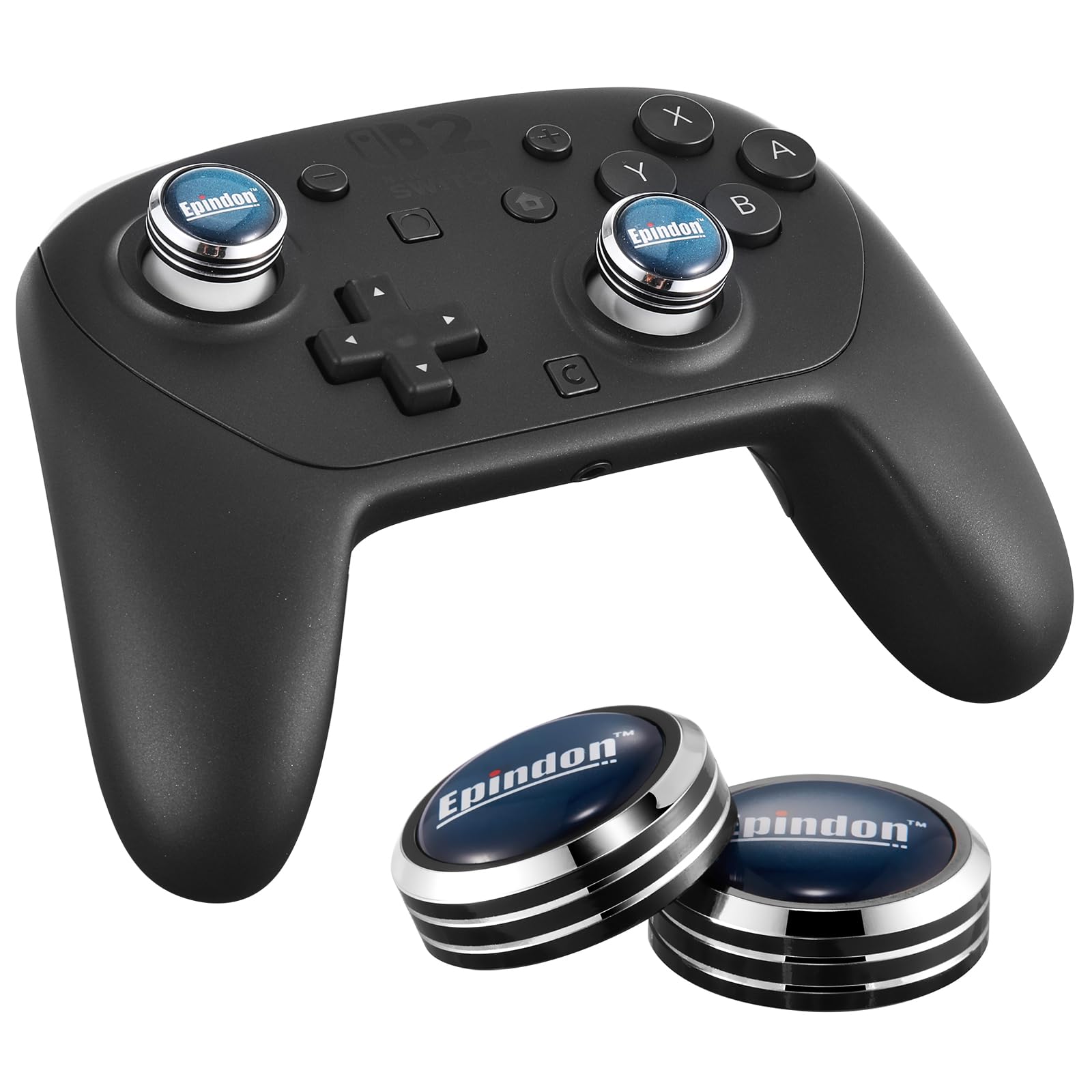 

Epindon Pro Controller for Nintendo Switch Navy Blue Cap-Con 2,