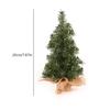 Mini Christmas Tree with Burlap Base Desktop Xmas Trees 20/30CM Cute Mini Christmas Tree  New  Decoration Ornaments