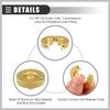 Universal 3/8 Oil Fuel Line Disconnect Tool, Transmissions Radiators Oil Cooler Lines Disconnect Tool, 3/8 Inch, Aluminium, 22930, Gold Tone