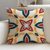 P-Portuguese Style Cushion Cover Cushion Cover Pillowcase, Anti-Mite Invisible Zipper, Linen Sofa Cushion