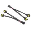 2 stk H11 H8 H9 Forlengelseskabelsett Mann til Kvinne 2-veis Hovedlyssplitter Kabelsett for Lastebil Pickup LED-kabel