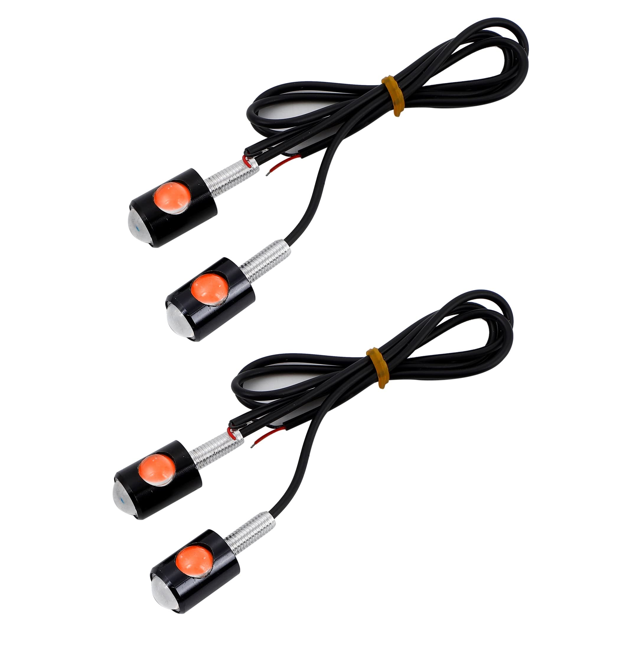 Mini Turn Signal Set of 4 12V Motorcycle LED General красный