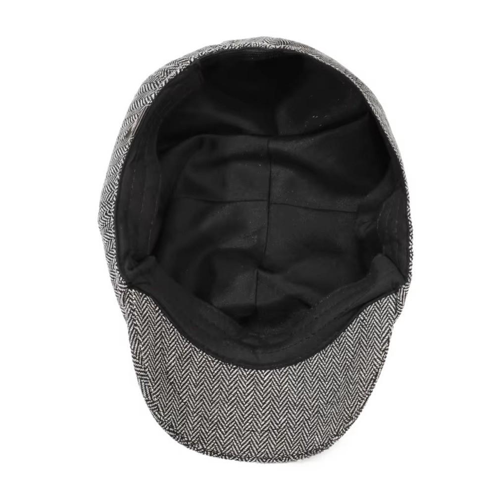 Retro Style Beret Hats Classic Flat Peaked Cap Autumn Winter Street Caps  Street Wear