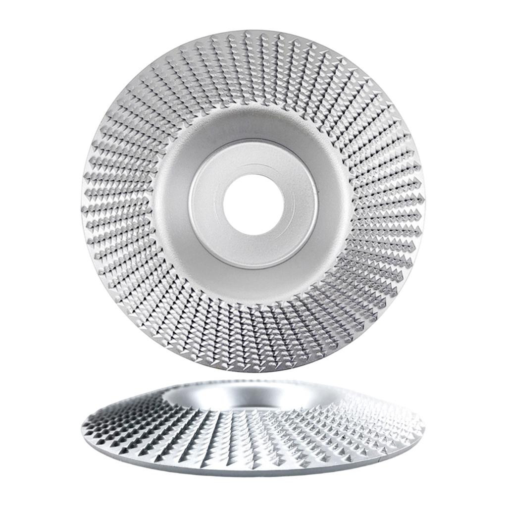 Wood Carving Disc Angle Grinder Wheel with Toothed Surface for Shaping Sanding and Grinding Woodworking Projects