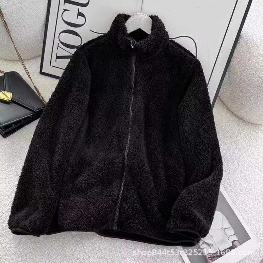 Womens Fleece Zip Up Jacket Light Fall Jackets Winter Plus Size Jackets