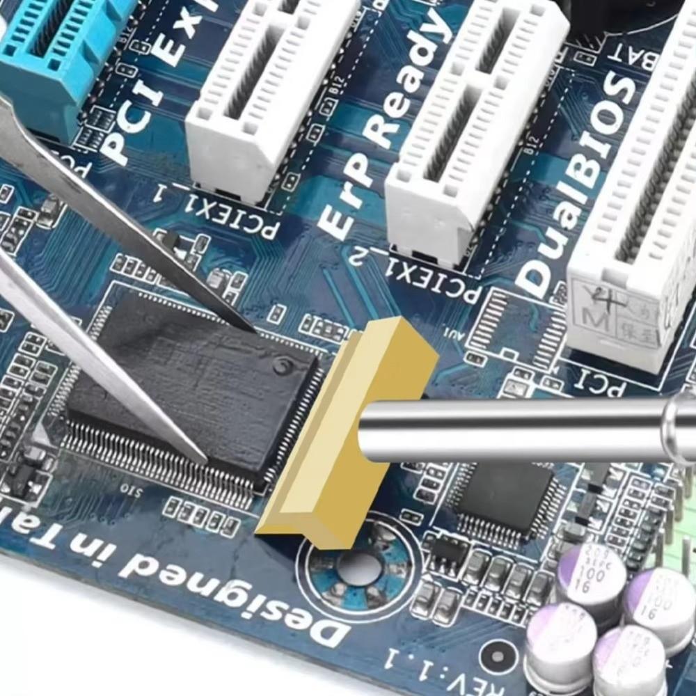 Brass Spade Soldering Iron Tip Smooth Tinning Shovel Shape T12 Spade Tip Fast Heat Conduction Detachable Soldering Tip