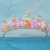 Handmade Sea Shell Star Fish Crown Headband for Ocean Themed Costume Parties and Bridal Accessories Hair Styling Crowns