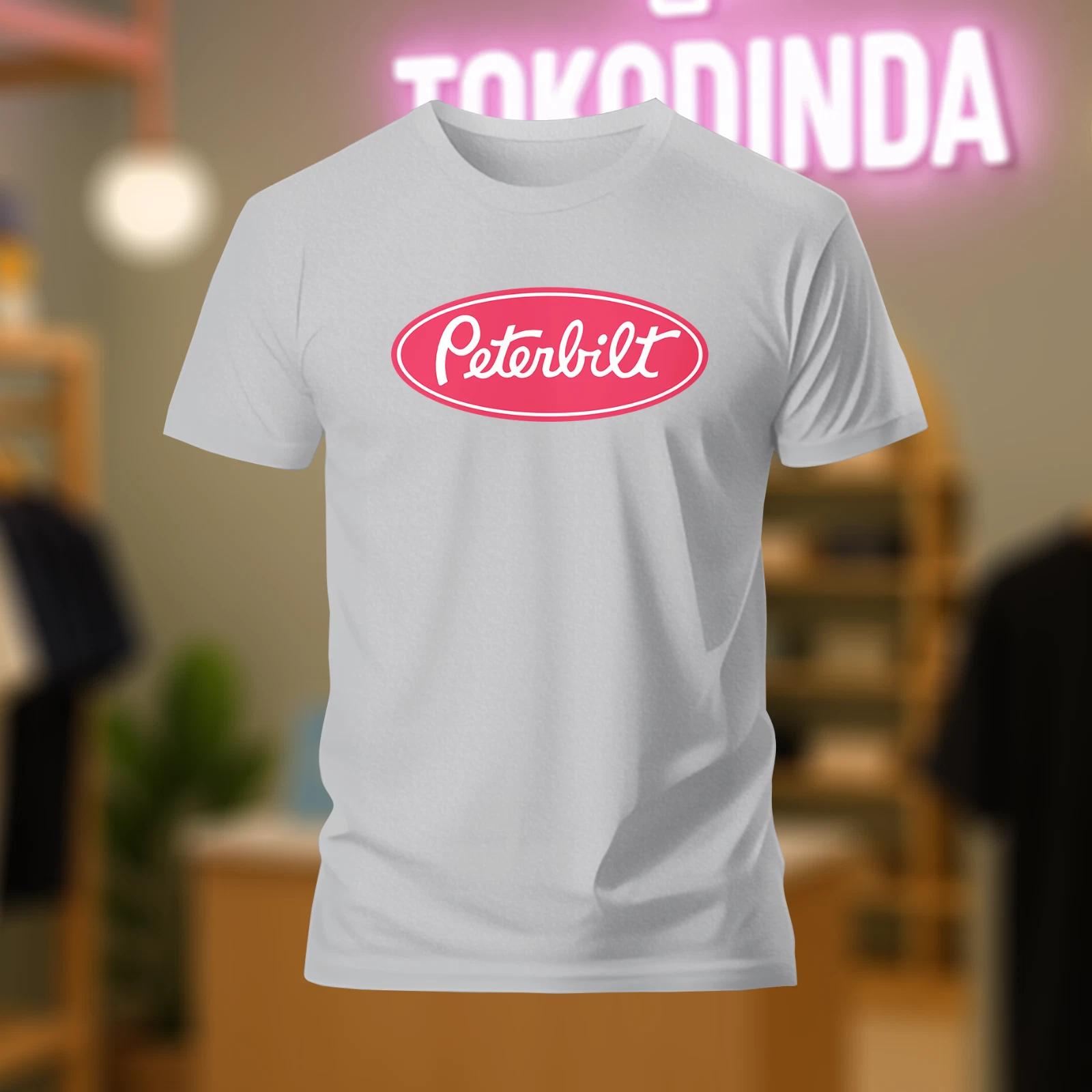 Men s and Women s T-shirts Peterbilt Truck Red logo T-Shirt S-5XL XS