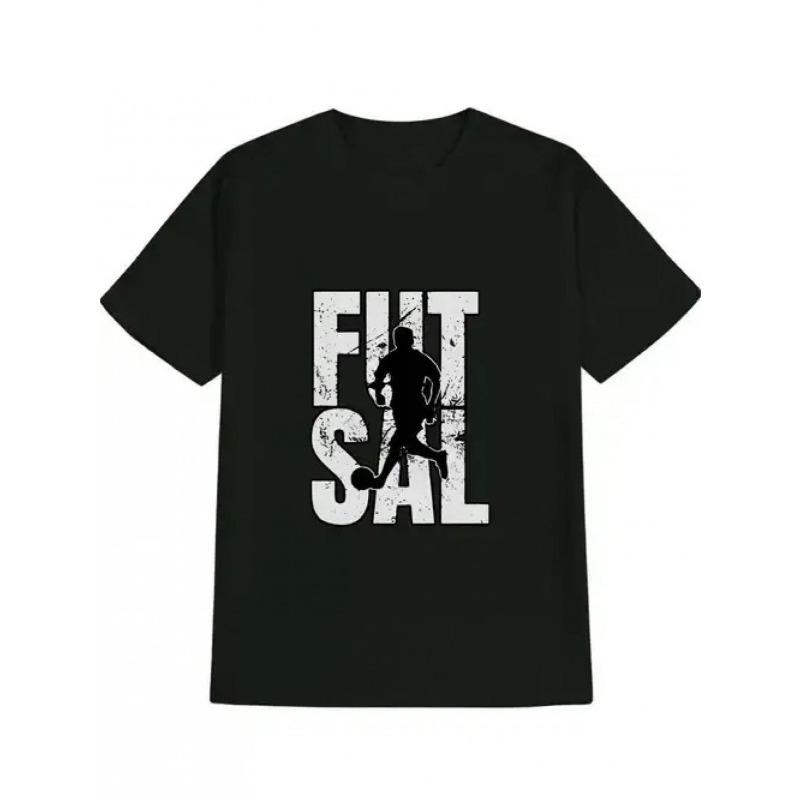 

Men s Soccer Player Graphic T-Shirt - Lightweight Everyday Shirt, Training & Casual Wear - All-Season Round Neck Tee, Round Neck Regular Fit S