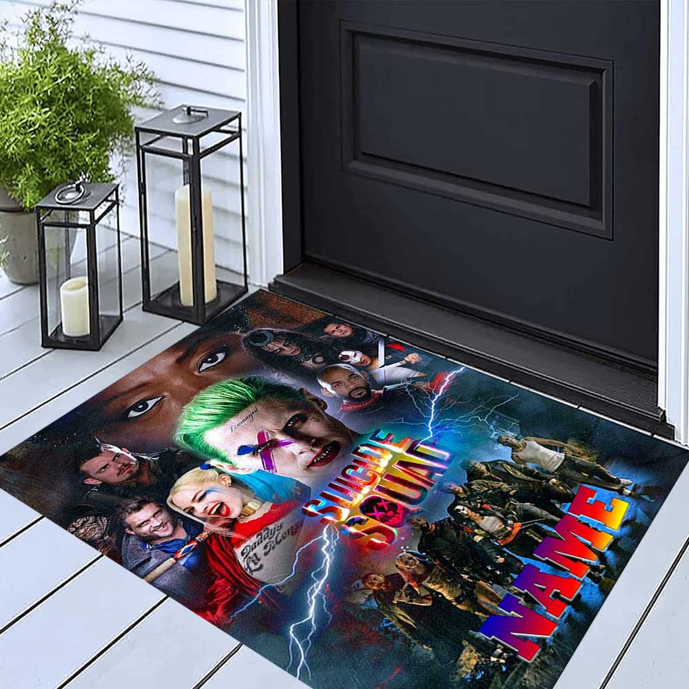 Warnermedia (5) Customize your name rug, office chair cushion, home bedroom living room gift.