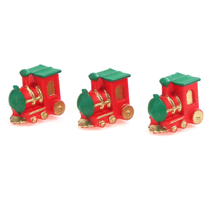 1Pcs 1:12 Dollhouse Miniature Mini Small Train Model Decor Accessories Toys