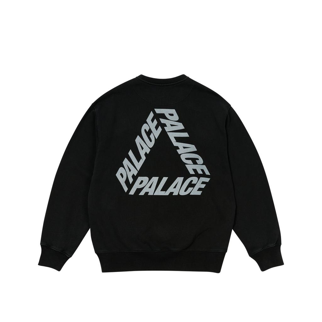 Palace Pigment P3 Crew Black Unisex Tops P28CS032