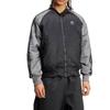 Adidas Premium Collegiate Jacket Retro Sports Stand Collar Comfortable Casual Breathable Long Sleeve Jacket Men Jacket Black IZ0409