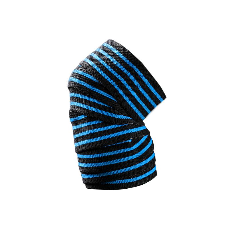 1pc Leg Knee Compression Wraps Gym Weight Lifting Squat Training Knee Protection Bandage Elastic Anti-Slip Sports Knee Brace