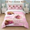 Bedding Set 1 Duvet Cover 2 Pillowcases Sabrina Carpenter Print Soft Bed Linen Bedroom Decor