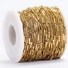 2 Meter Edelstahl Halskettenkette Röhre Goldkette Zubehör für Armbänder Schmuckherstellung Komponenten Handgemacht DIY