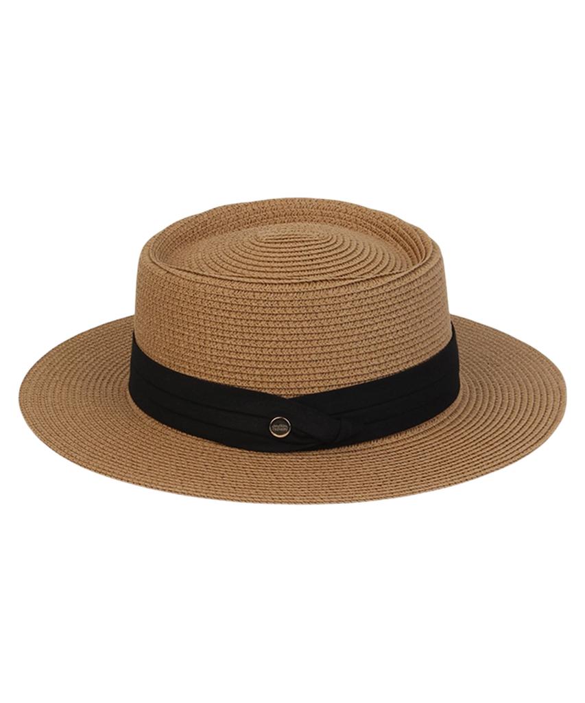 Yunibeosyeolkemiseuteuli Sweet Bk Line Brown Panama Hat Panama Hat