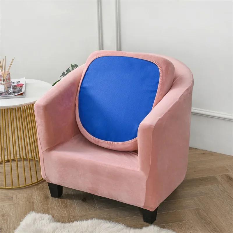 Split Style Velvet Sofa Cover Stretch Armchair Cover Club Sofa Slipcover for Living Room Couch Covers With Seat Cushion Covers