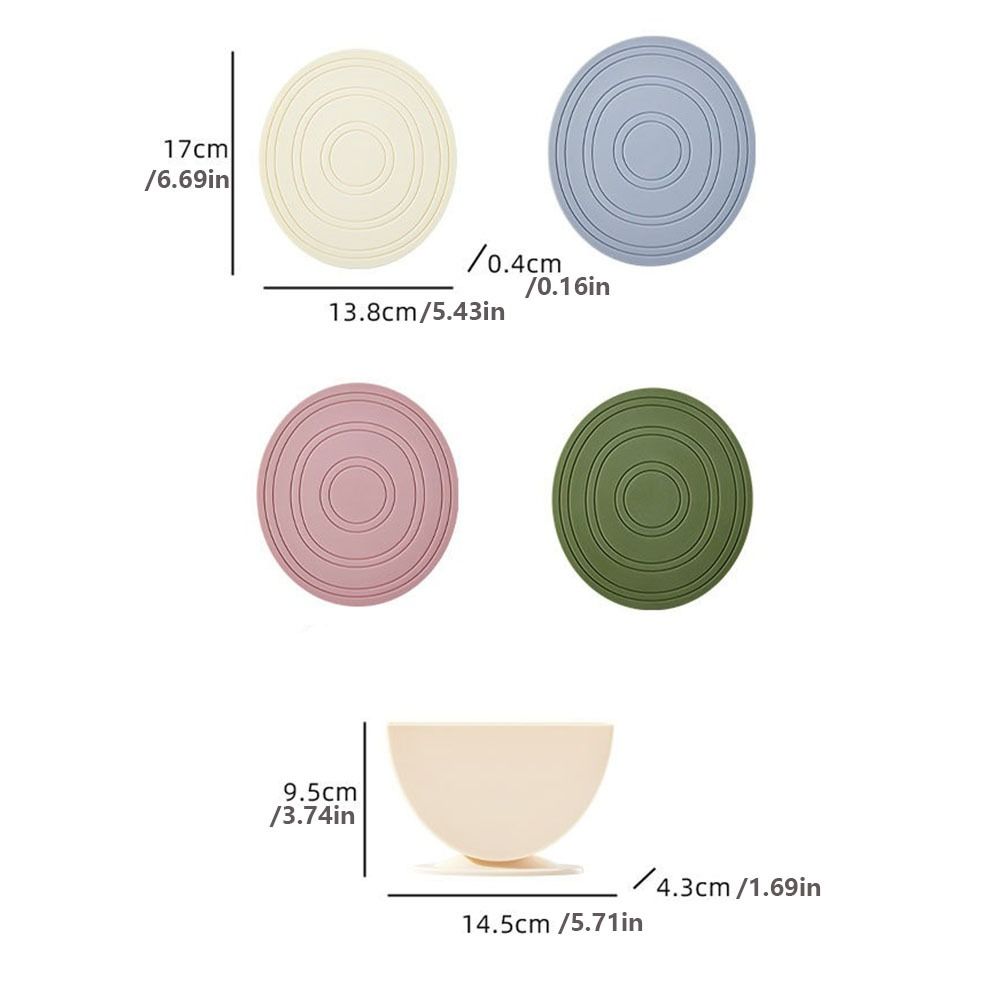 Anti-scalding Cup Mat Non-slip Coaster Minimalist Tableware Mat  Restaurant