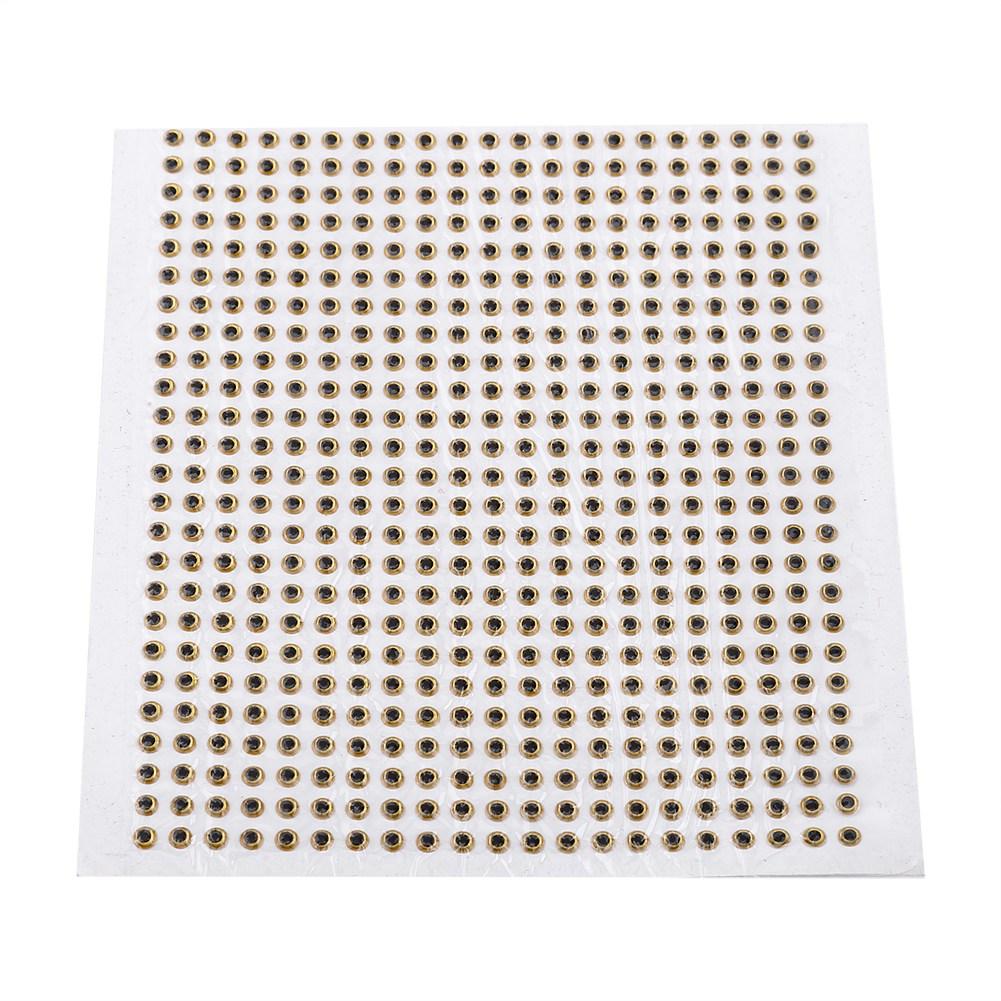 500pcs 3/4/5mm Fishing Lure 3D Eyes Fly Tying Crafts Jig For DIY Lure Baits Making