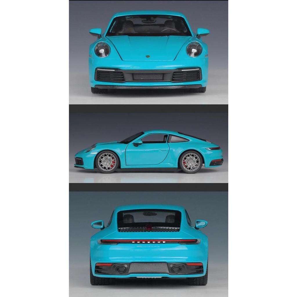 WELLY 1/24 Porsche 911 Carrera 4S Alloy Car Model Diecasts & Toy Vehicles Collect Car Toy Boy Birthday Gifts