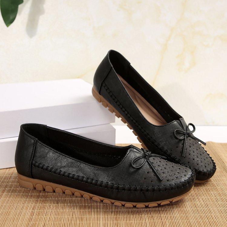 Women's Shoes Slip on Women's Flats Casual Round Toe Flat Shoes Women Breathable Loafers Shallow Comfort Shoes Ladies