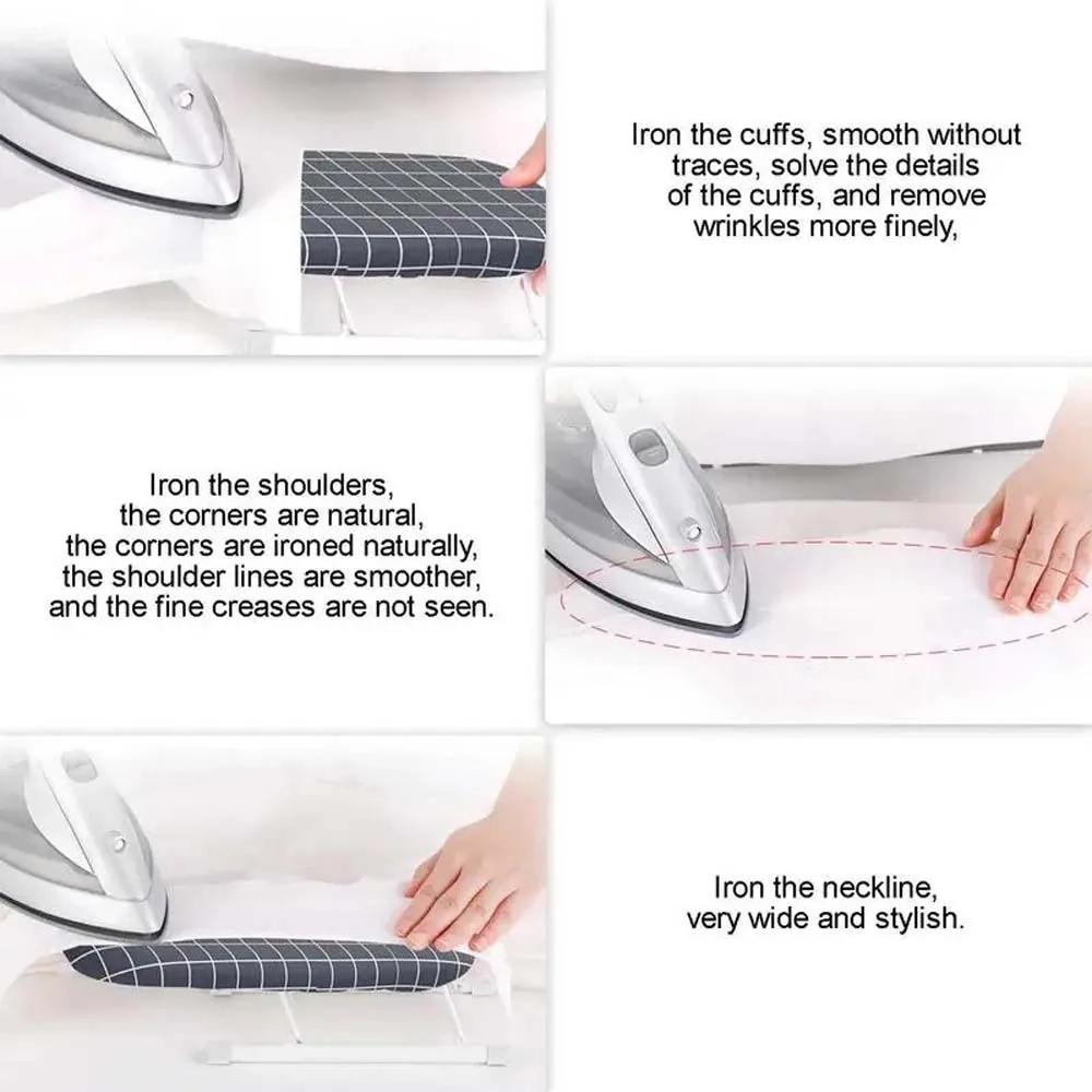 1PC Mini Portable Sleeve Ironing Board Home Desktop Foldable Ironing Board Suitable Shirt, Sleeve Size