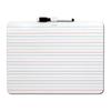 Erasable Dry-Erase Whiteboard with Four-Line & Three-Line Letter Guides for English Writing