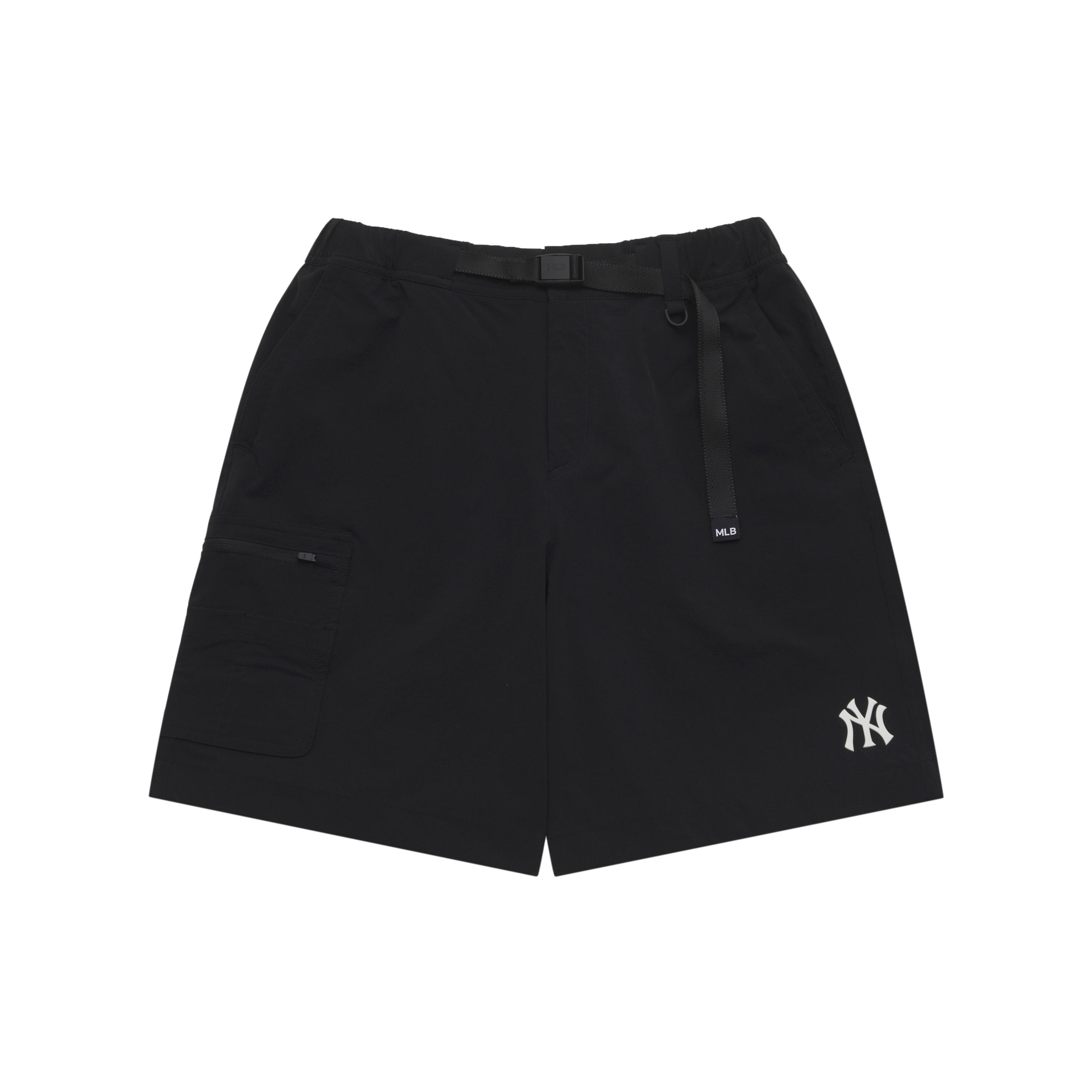 

New MLB New York Yankees Basic Collection SS25 Cargo Shorts Unisex Black 3ASMB0453-50BKS L