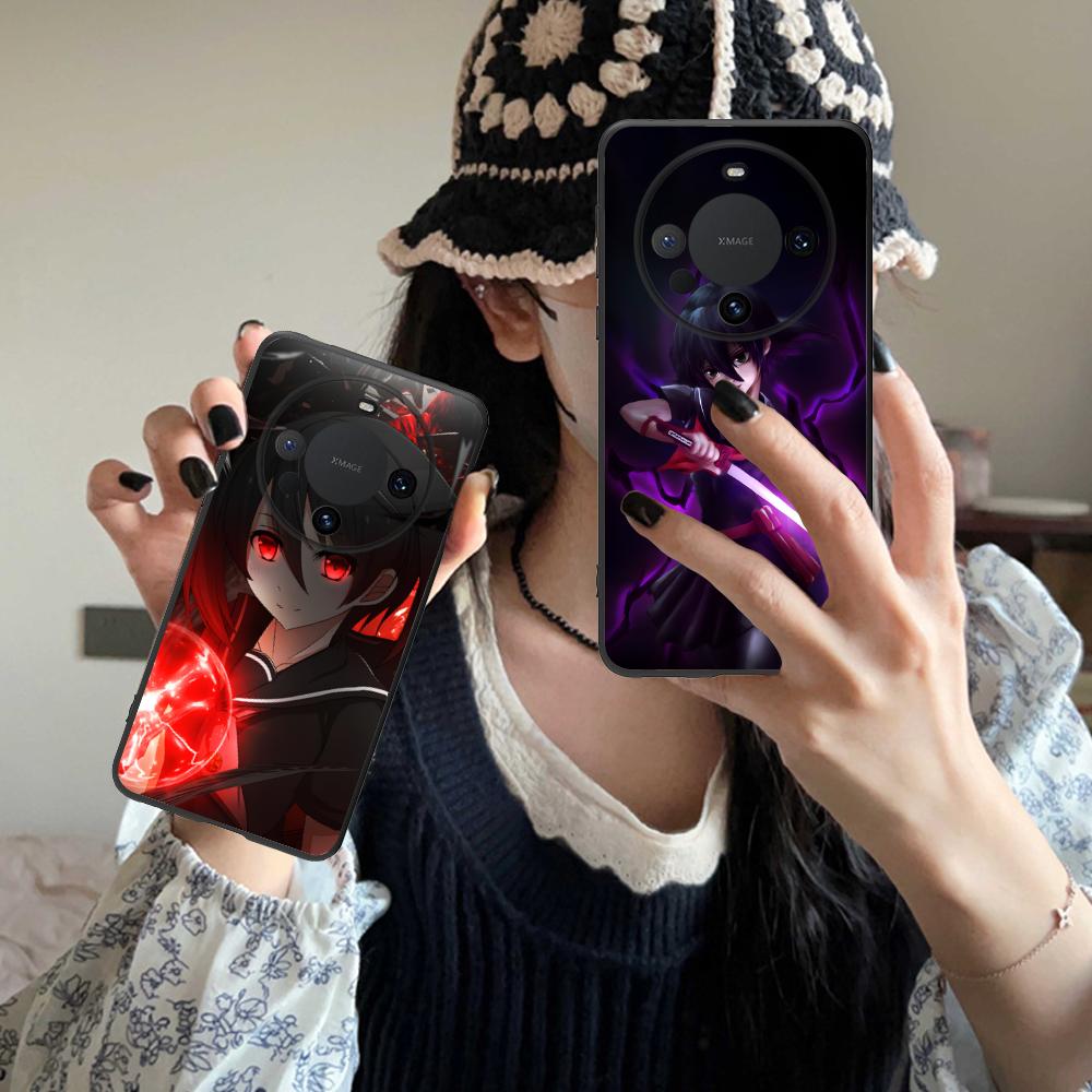 Akame Kurome Matte TPU Mobile Phone Case for Huawei Mate 60 50 40 30 20 10 Pro Plus Lite E 5G Colorful Printing Cover