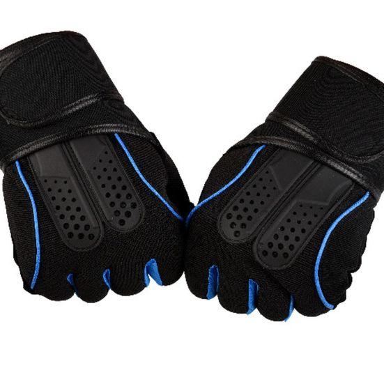 1 Paio Guanti Fitness Antiscivolo Allenamento Forza Mezza Dita Outdoor Sollevamento Pesi Allenamento Sportivo