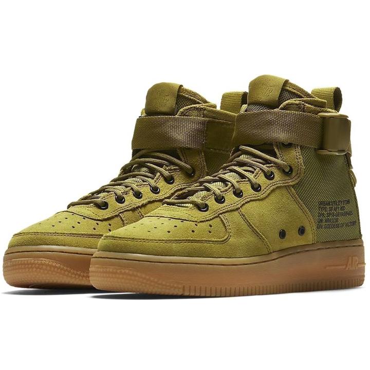 Nike SF Air Force 1 Mid Desert Moss GS aj0424-300