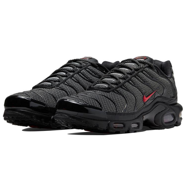 Nike Air Max Plus Bred Metal Mesh Men Sneakers Black University-Red DO6383-001