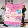 1pc Catch Teenieping Magic Sweethear4 Theme Blanket - Digital Print, Polyester, Cozy for All Seasons, Perfect for Outdoor, and Travel
