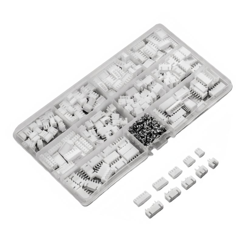 500PCS JST-XH Connector Kit 2/3/4/5/6 Pin Housing 2.54mm Crimp Terminals for RC Drone 3D Printer Arduino Projects