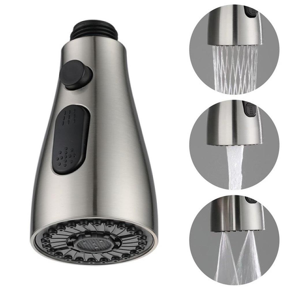 1PCKitchen Pull Out Faucet Sprayer Nozzle Sprayer ABS Durable Water Saving Shower Spray Head Bathroom Basin Sink Tap Replacement