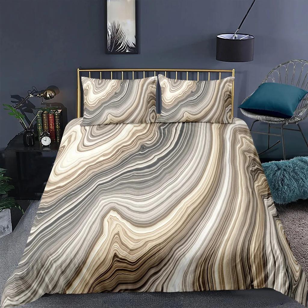 Fashion Modern Sunset Starfish Bedding Set 3d Scenery Beach Duvet Cover Set For Adults Gift Comforter Bed Linen