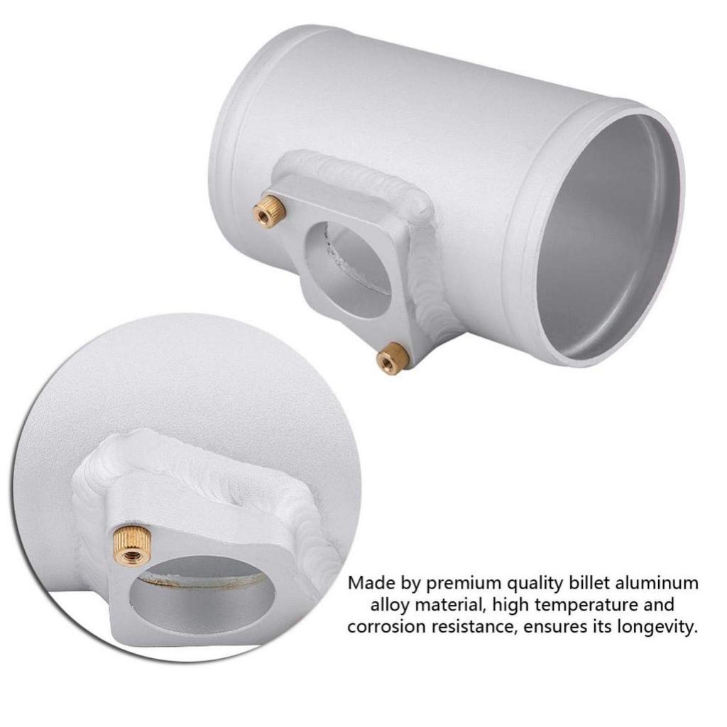 Qiilu Air Flow Meter Sensor MAF Sensor Mount 63 70 76 83mm for Toyota, Mazda, Subaru, Suzuki (Outer Diameter 83MM)