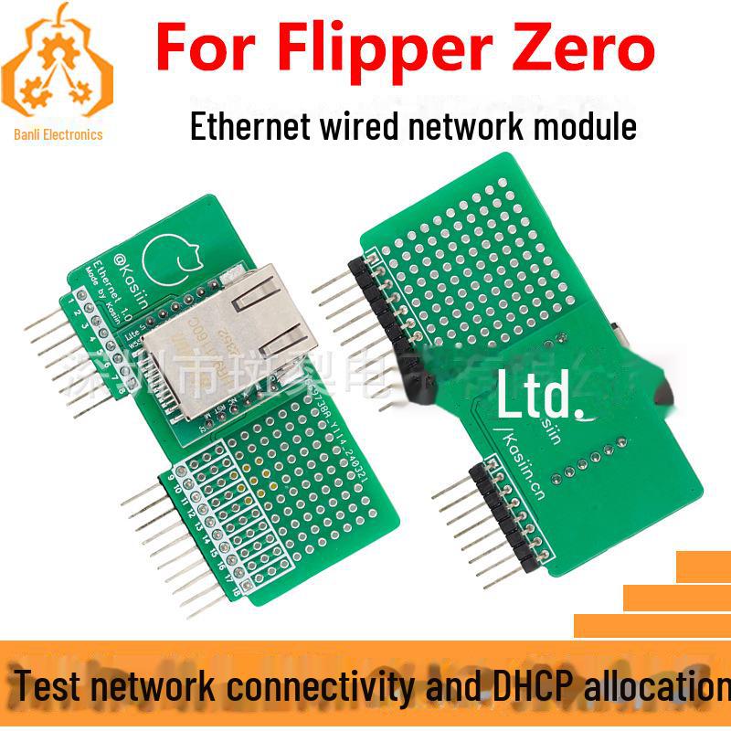 Flipper Zero Ethernet Kablet Nettverkstestmodul