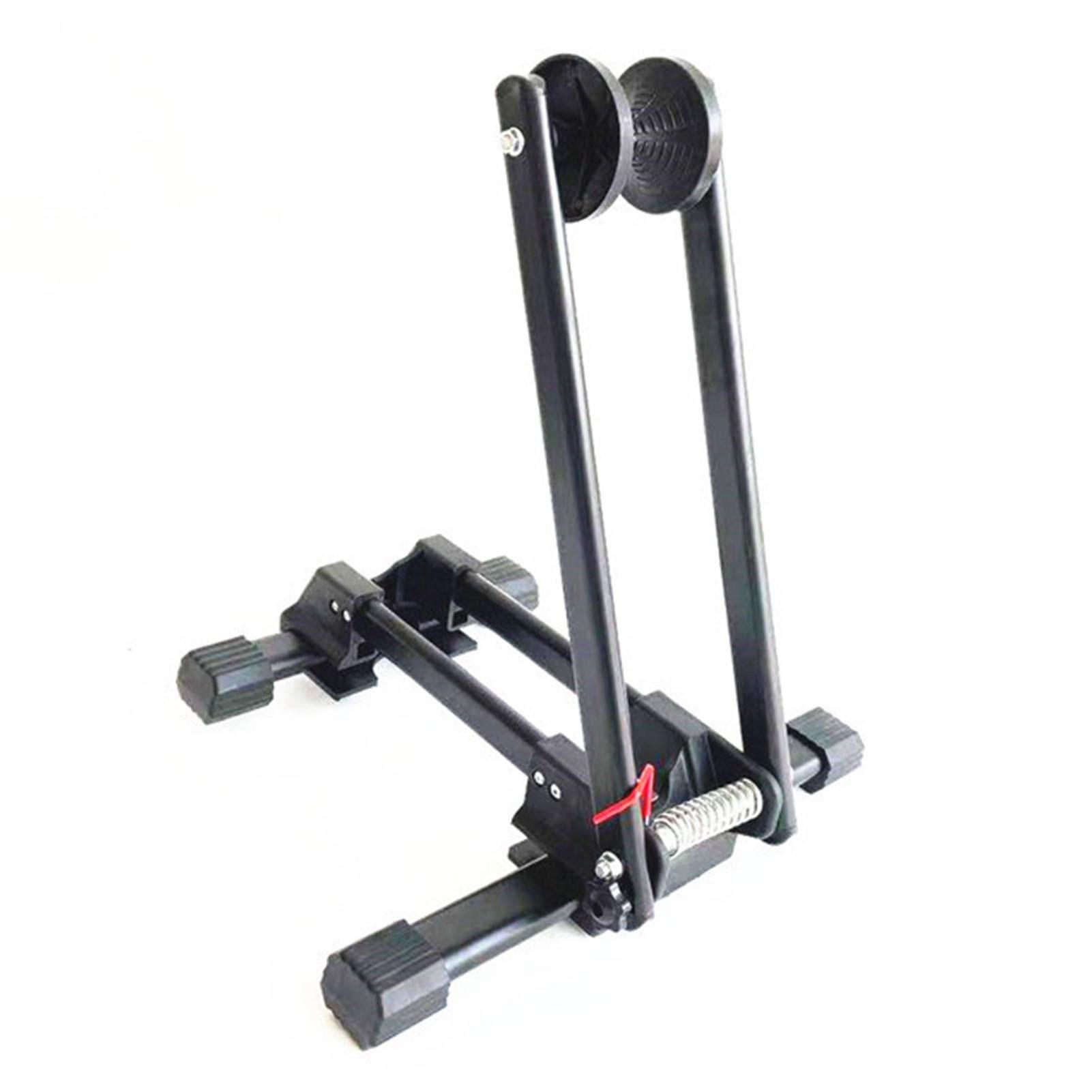 

Складная подставка для велосипеда Портативная двухстоечная подставка для велосипеда Вставная парковочная стойка Поддержка горного дорожного велосипеда