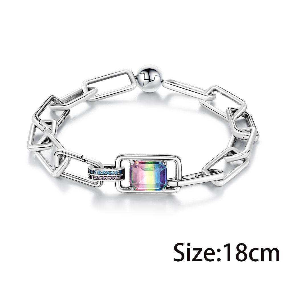S925 Silver Lucky Month Birth stone Charm Fit Bracelets Diy For Women Pendant Colorful 12 Month Charm