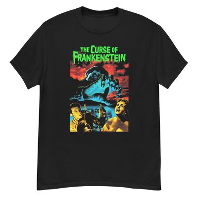 The Curse of Frankenstein Cult Hammer Horror Film Fan Art T-shirt