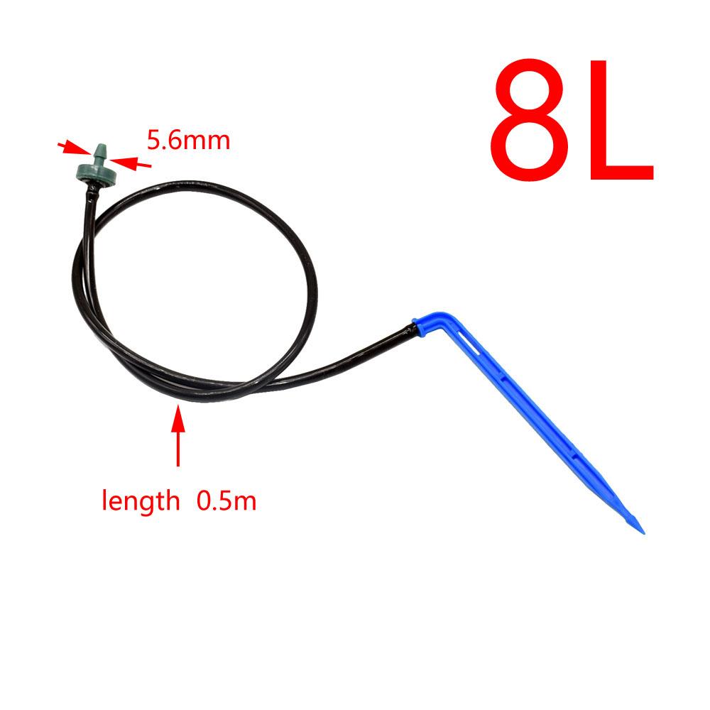 

2L 4L 8L 4-Way Arrow Drip System 2-Way Arrow Dropper Emitter Irrigation For Water Saving Greenhouse potted plants 1set